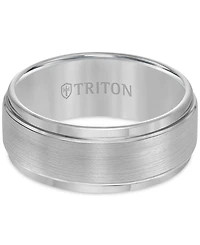Triton Men's Ring, Tungsten Carbide Comfort Fit Wedding Band 9mm