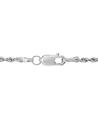 Glitter Rope 18" Chain Necklace (1-5/8mm) 14k Gold
