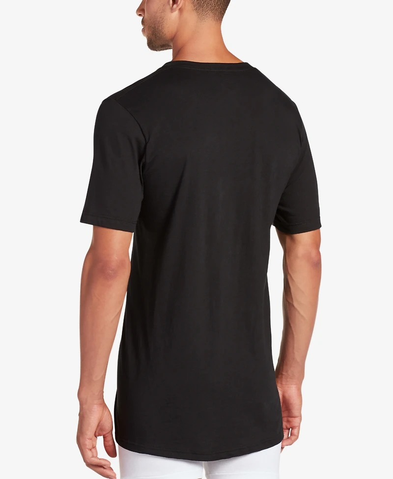 Jockey Men's Big & Tall Classic Tagless V-Neck Undershirt 2-pack