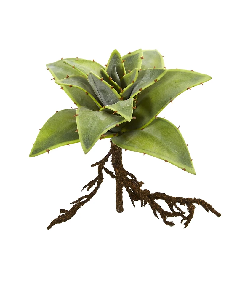 Nearly Natural 10" Succulent Artificial Plant with Roots (Set of 3)
