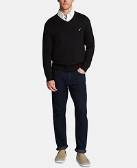 Nautica Men's Navtech Performance Classic-Fit Soft V-Neck Sweater