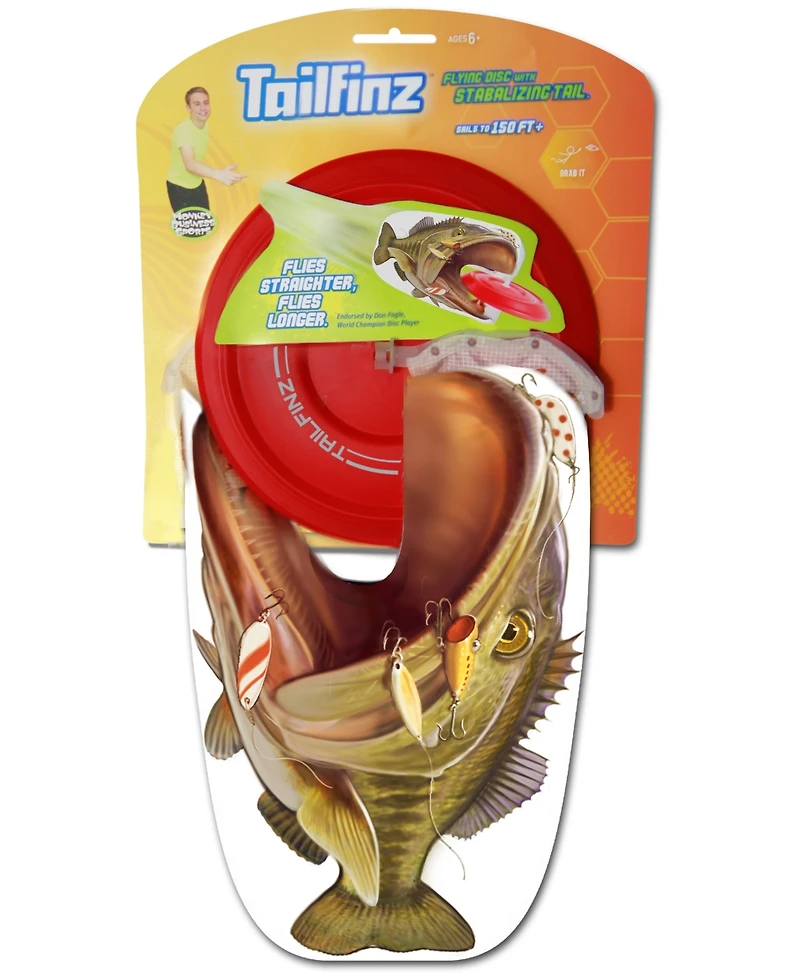 Monkey Business Sports Tailfinz Flying Disc with Stabilizing Tail