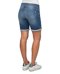 Democracy 5" Destructed "Ab" Solution Rolled Cuff Short