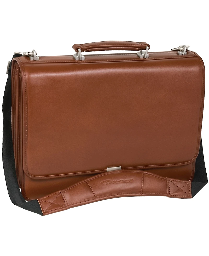 Mcklein Lexington Flapover Double Compartment Briefcase