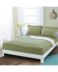 Elegant Comfort Silky Soft Fitted Sheet, Queen