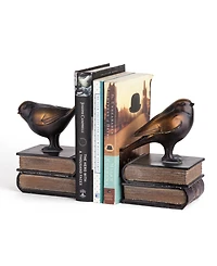 Danya B. Birds on Books Bookend Set