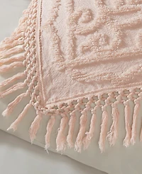 Madison Park Laetitia Medallion Fringe 3-Pc. Quilt Set, Full/Queen