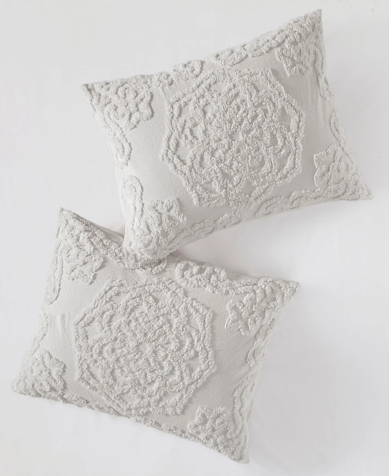 Madison Park Laetitia Medallion 3-Pc. Duvet Cover Set, Full/Queen