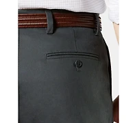 Dockers Men's Signature Lux Cotton Relaxed Fit Pleated Creased Stretch Khaki Pants