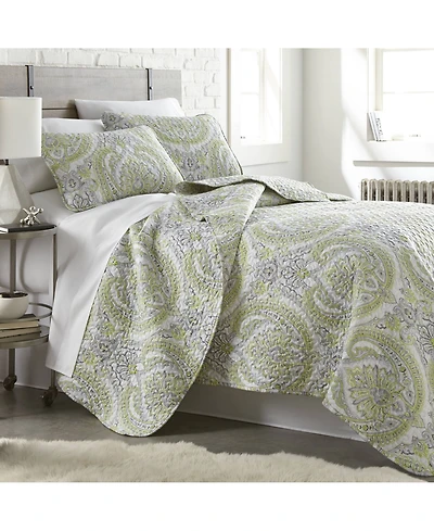 Southshore Fine Linens Classic Paisley 3-Pc. Quilt Set, King/California King