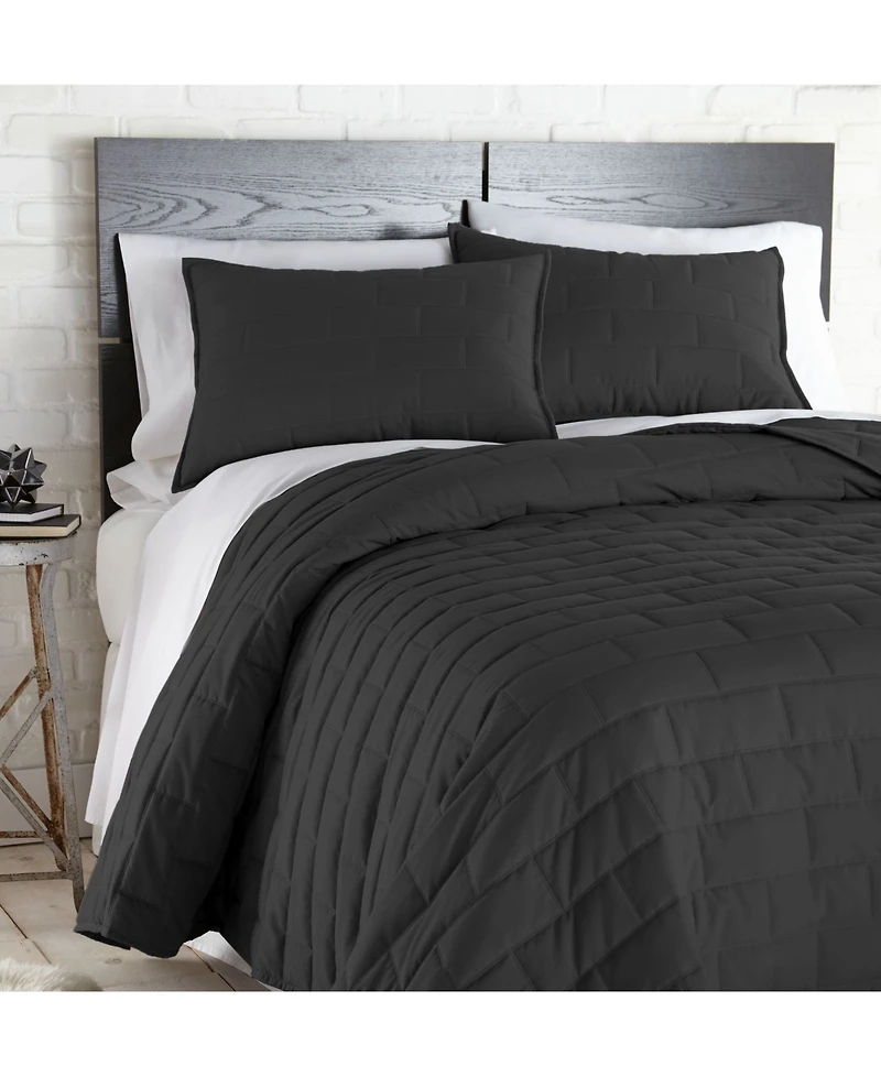 Southshore Fine Linens Brickhouse Farmhouse 3-Pc. Quilt Set, Full/Queen
