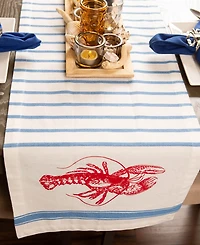 Lobster Stripe Table Runner 14" X 72"
