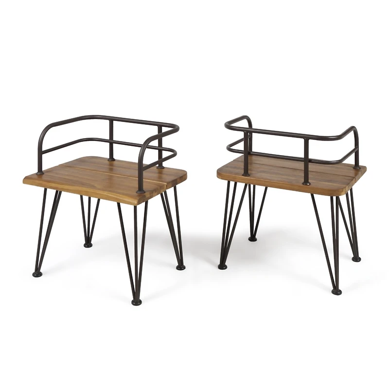 Zion Outdoor Club Chairs (Set of 2)