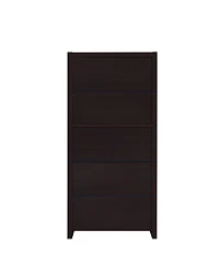 Charleston 4-Shelf Bookcase with Storage Drawer