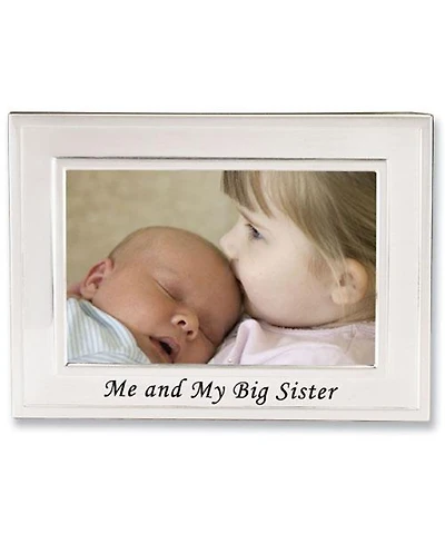 Lawrence Frames Big Sister Silver Plated Picture Frame - Me and My Big Sister Design - 6" x 4"