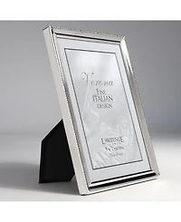 Lawrence Frames Polished Silver Plate Picture Frame - Bead Border Design