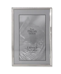 Lawrence Frames Polished Silver Plate Picture Frame - Bead Border Design - 8" x 12"