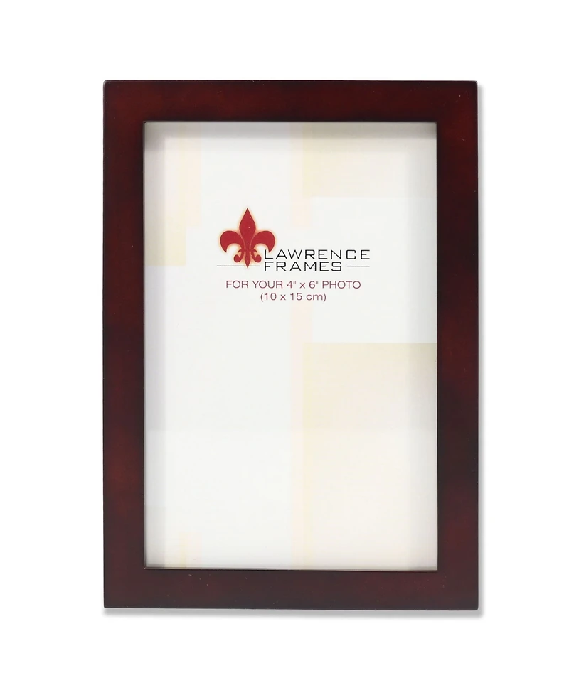 Lawrence Frames 755946 Espresso Wood Picture Frame - 4" x 6"