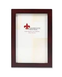 Lawrence Frames 755946 Espresso Wood Picture Frame - 4" x 6"