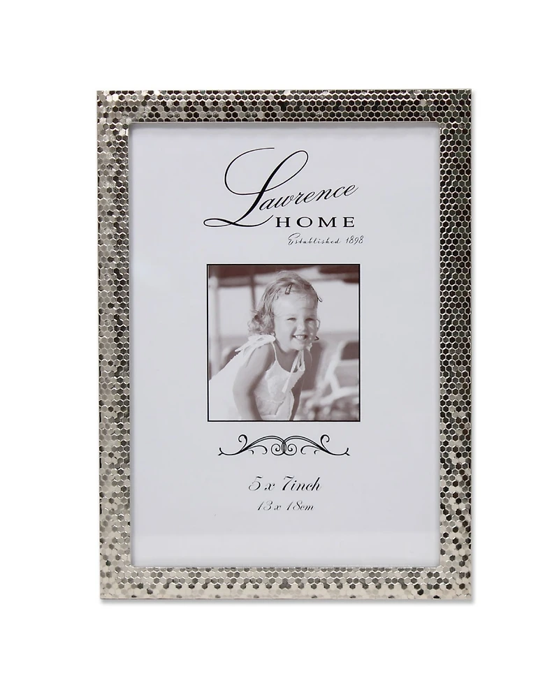 Lawrence Frames Silver Shimmer Metal Picture Frame - 5" x 7"