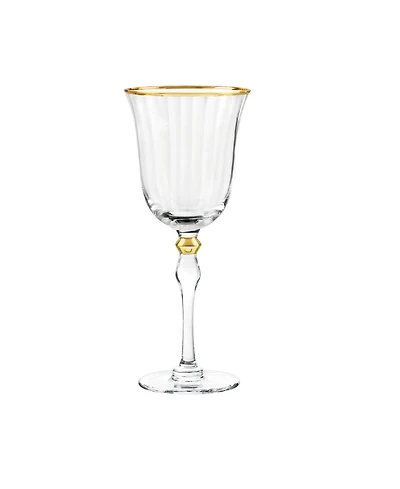 Qualia Glass Salem Goblets, Set Of 4