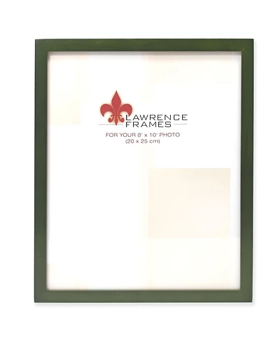 Lawrence Frames Green Wood Picture Frame - Gallery Collection - 8" x 10"