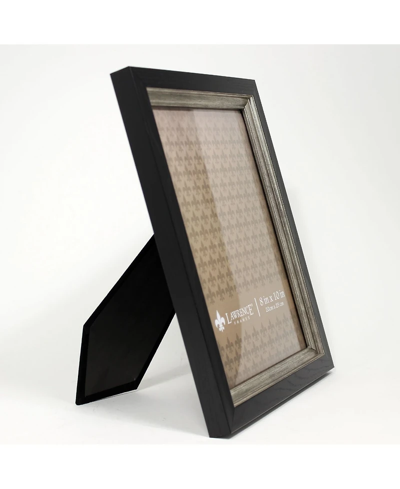 Lawrence Frames Black with Burnished Silver Inner - 8" x 10"