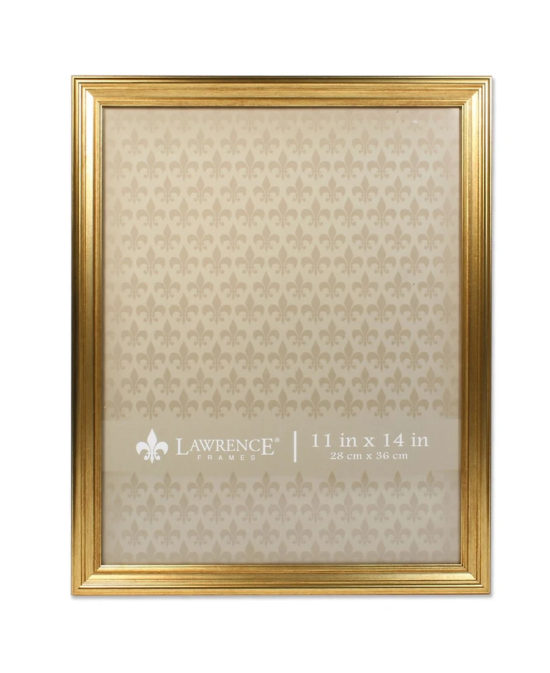 Lawrence Frames Sutter Burnished Gold Picture Frame - 11" x 14"