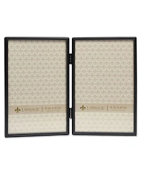 Lawrence Frames Hinged Double Simply Black Picture Frame