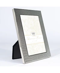 Lawrence Frames Fawn Pin Dot Pattern Silver Metal Picture Frame