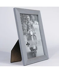 Lawrence Frames Charlotte Weathered Gray Wood Picture Frame - 5" x 7"