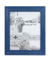 Lawrence Frames Durham Weathered Navy Blue Wood Picture Frame - 8" x 10"