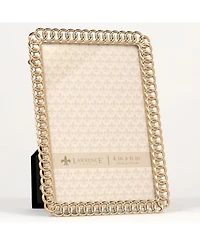Lawrence Frames Gold Metal Picture Frame - Eternity Rings - 4" x 6"