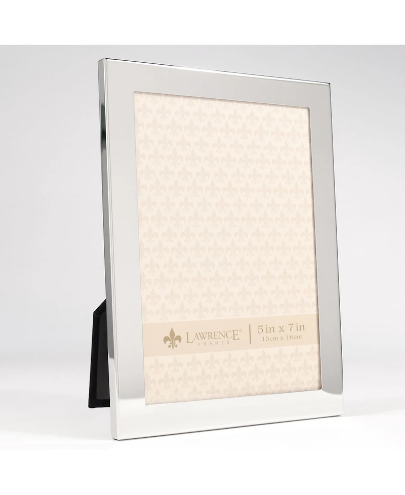 Lawrence Frames Flat Silver Metal Picture Frame - 5" x 7"
