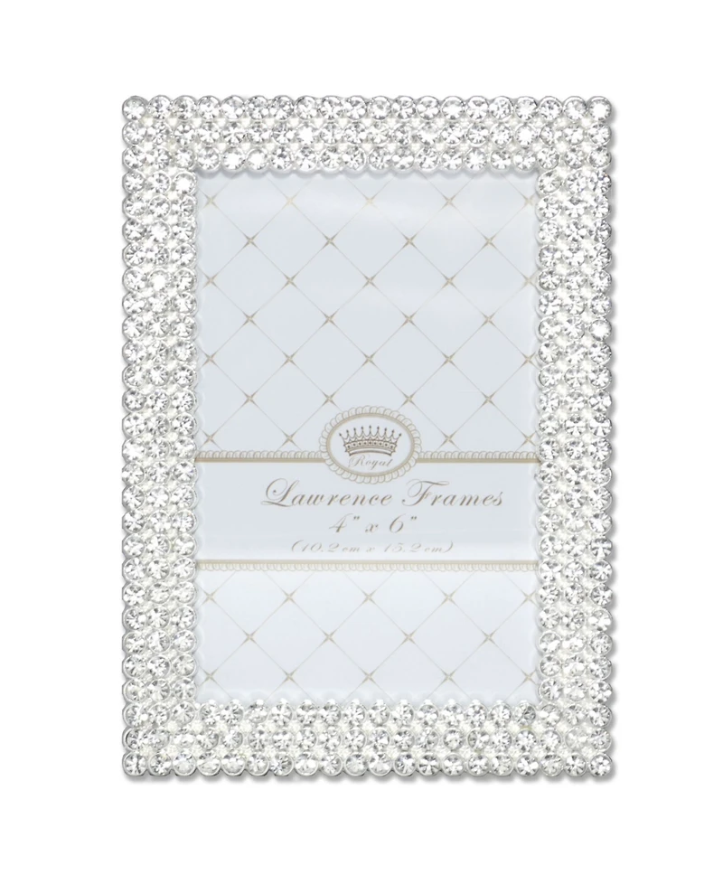 Lawrence Frames Juliet Silver Metal Frame with Crystals