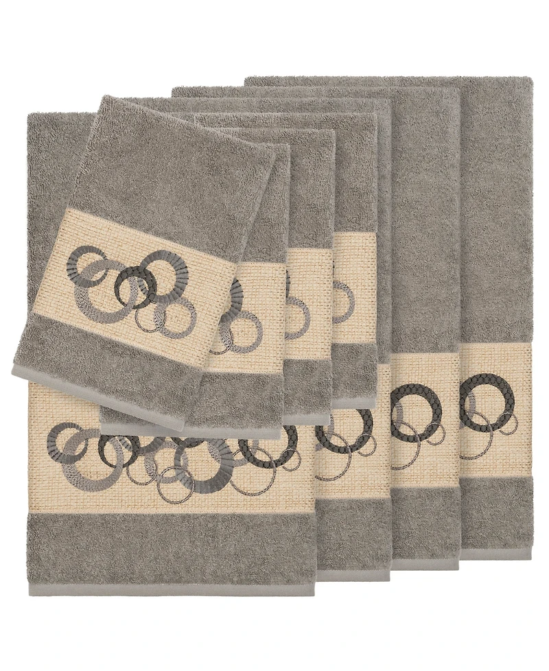 Linum Home Turkish Cotton Annabelle -Pc. Embellished Towel Set