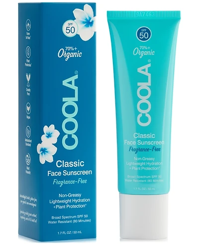 Coola Classic Face Sunscreen Spf 50, 1.7 oz.