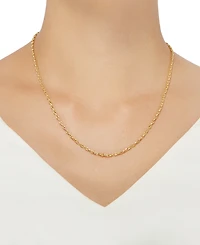 Italian Gold Anchor 20" Chain Necklace in 14k Gold