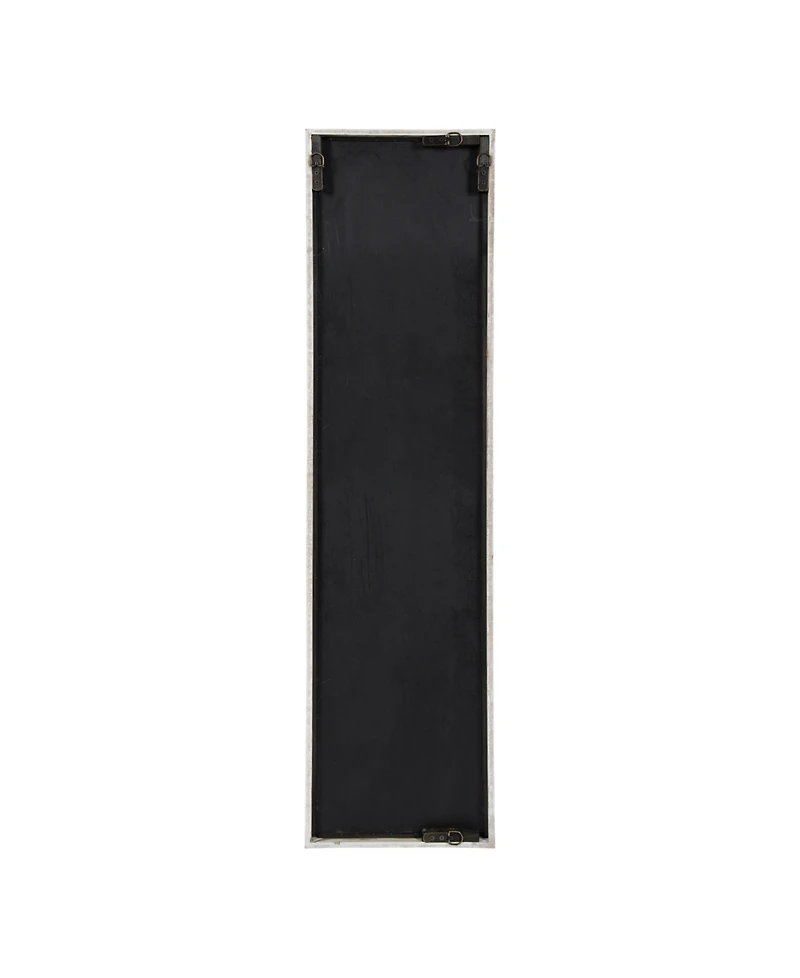 Kate and Laurel Tolland Wood Panel Wall Mirror