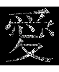 La Pop Art Mens Word T-Shirt - The Love 44 Languages