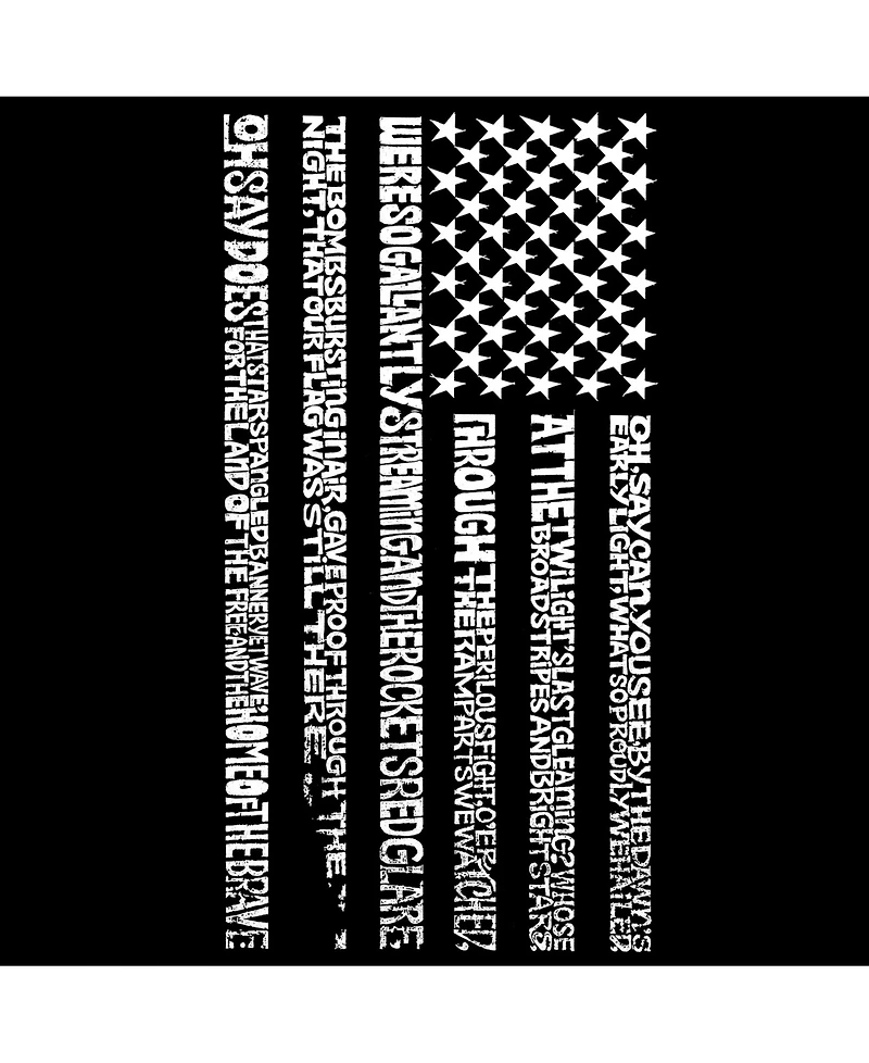 La Pop Art Mens Premium Blend Word T-Shirt - Anthem