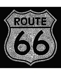 La Pop Art Mens Premium Blend Word T-Shirt - Route 66