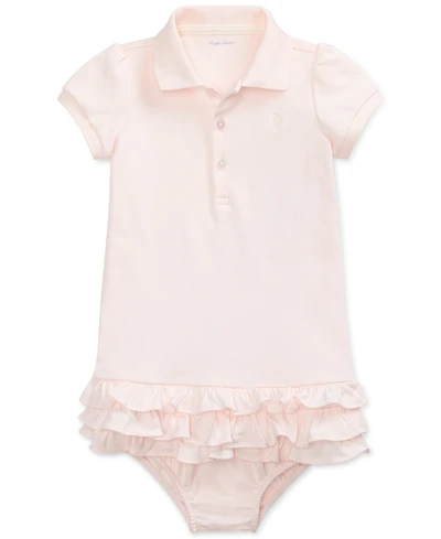 Polo Ralph Lauren Baby Girls Ruffled Trim Cupcake Dress