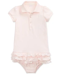 Polo Ralph Lauren Baby Girls Ruffled Trim Cupcake Dress
