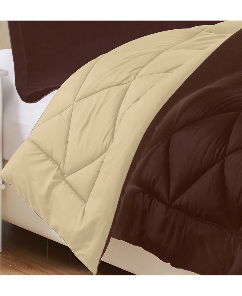 Elegant Comfort Reversible Down Alternative 3 Pc. Comforter Sets, Full/Queen