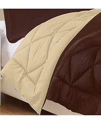 Elegant Comfort Reversible Down Alternative 3 Pc. Comforter Sets, Full/Queen