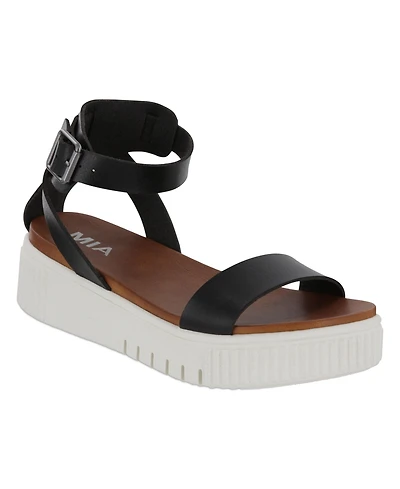 Mia Women's Lunna Round Toe Platform Sandals