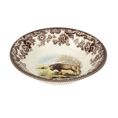 Spode Woodland Bison Ascot Cereal Bowl