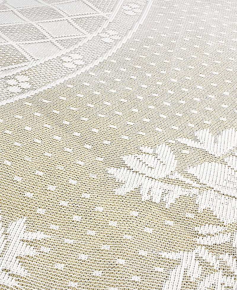 Floral Polyester Lace Tablecloth 63" Round