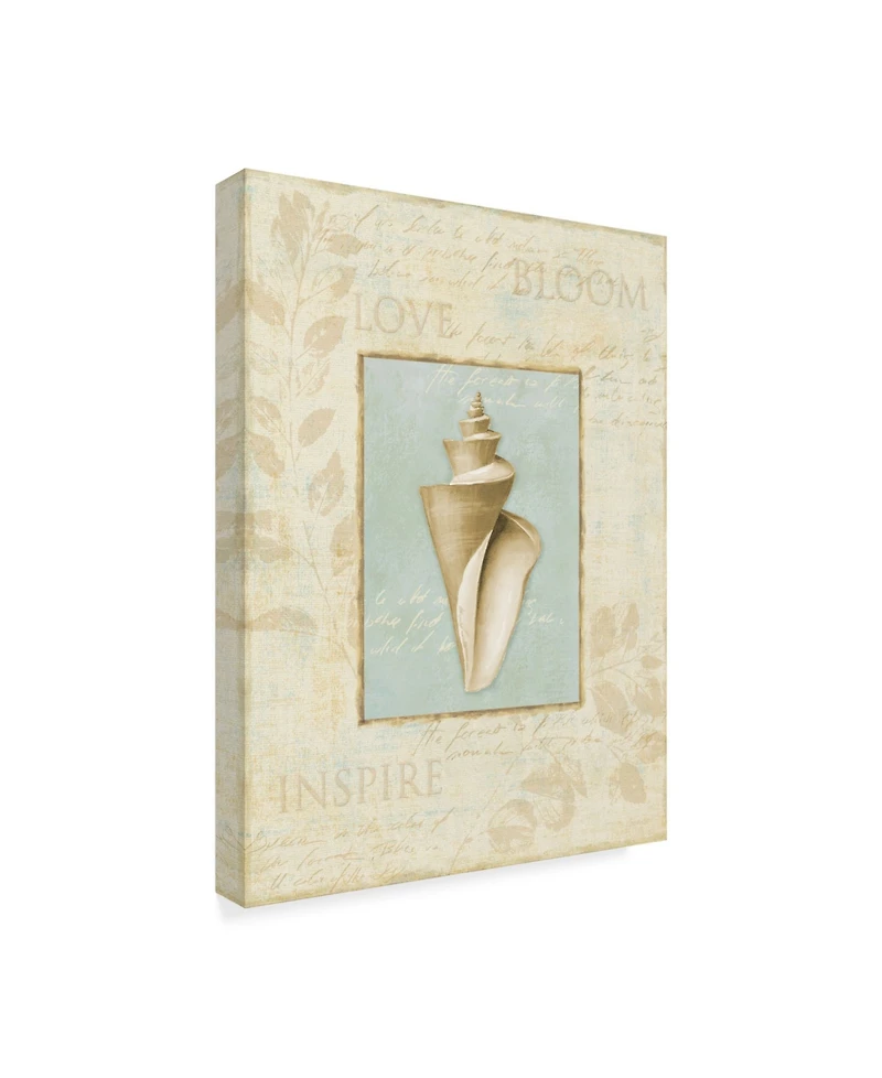 Lisa Audit 'Soothing Words Shells Iii' Canvas Art - 14" x 19"